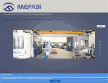 Tablet Screenshot of mefabi.com